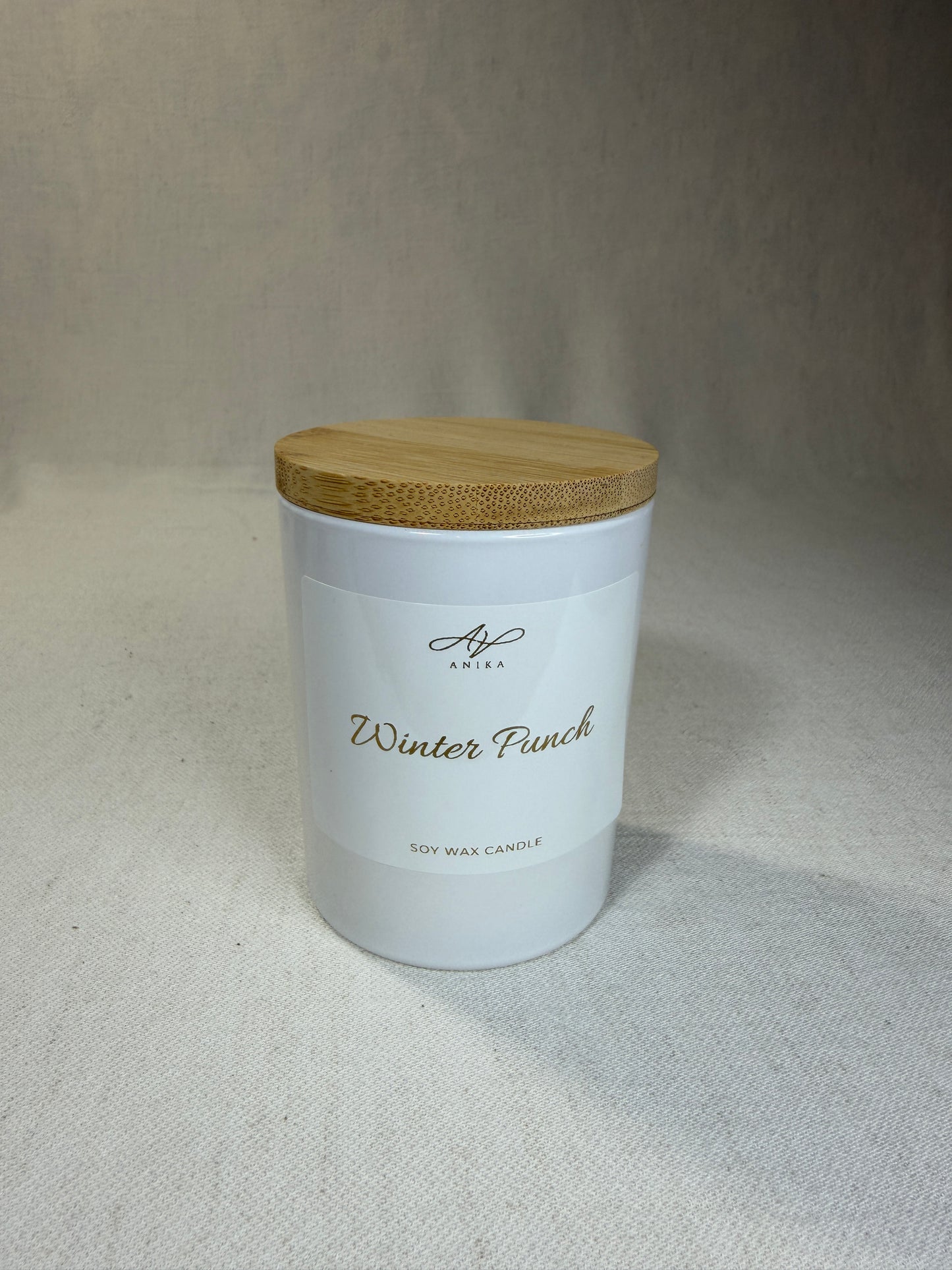 Winter Punch sójová sviečka v skle 150g White