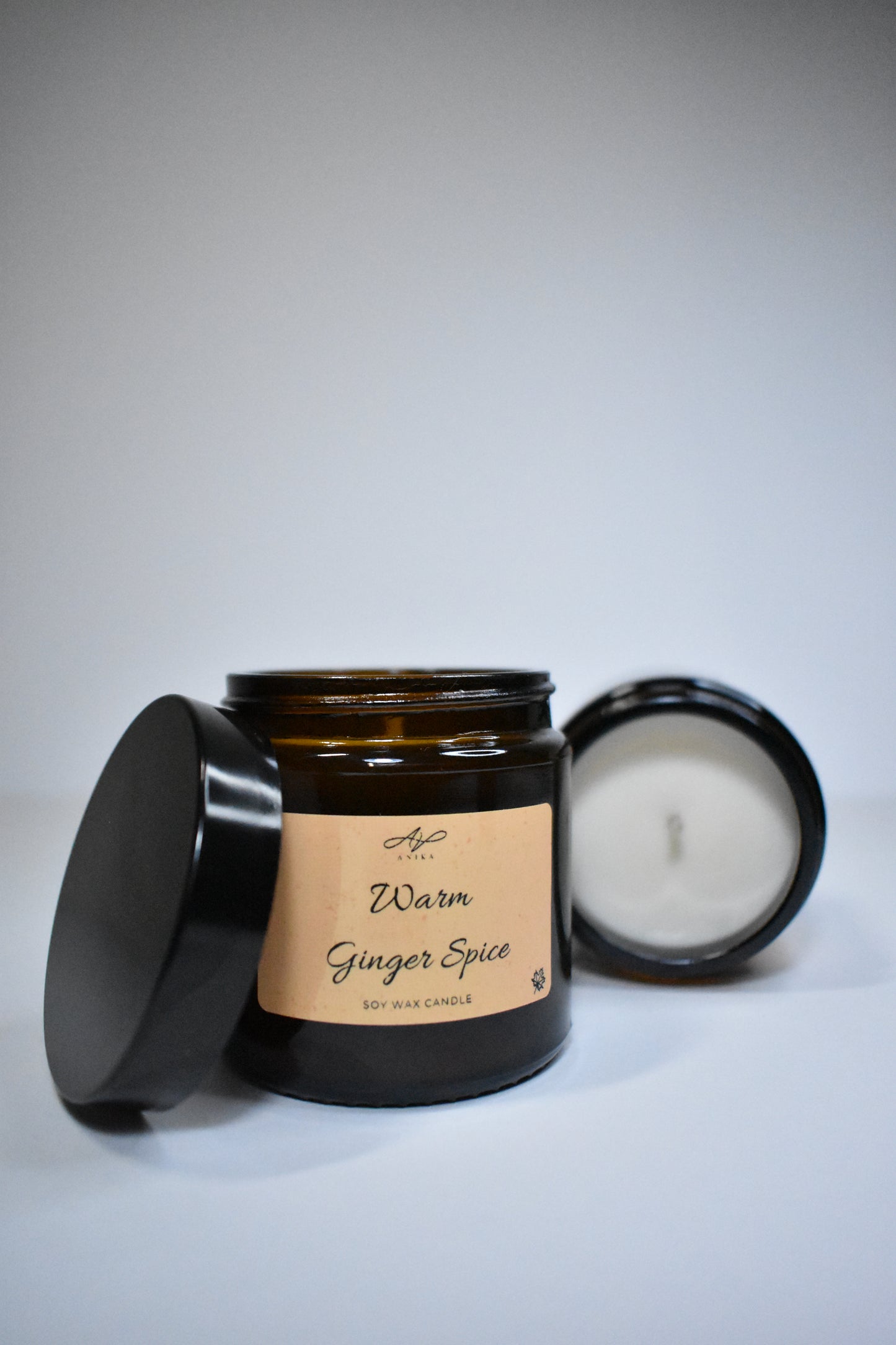 Warm Ginger Spice sójová sviečka v skle 90g