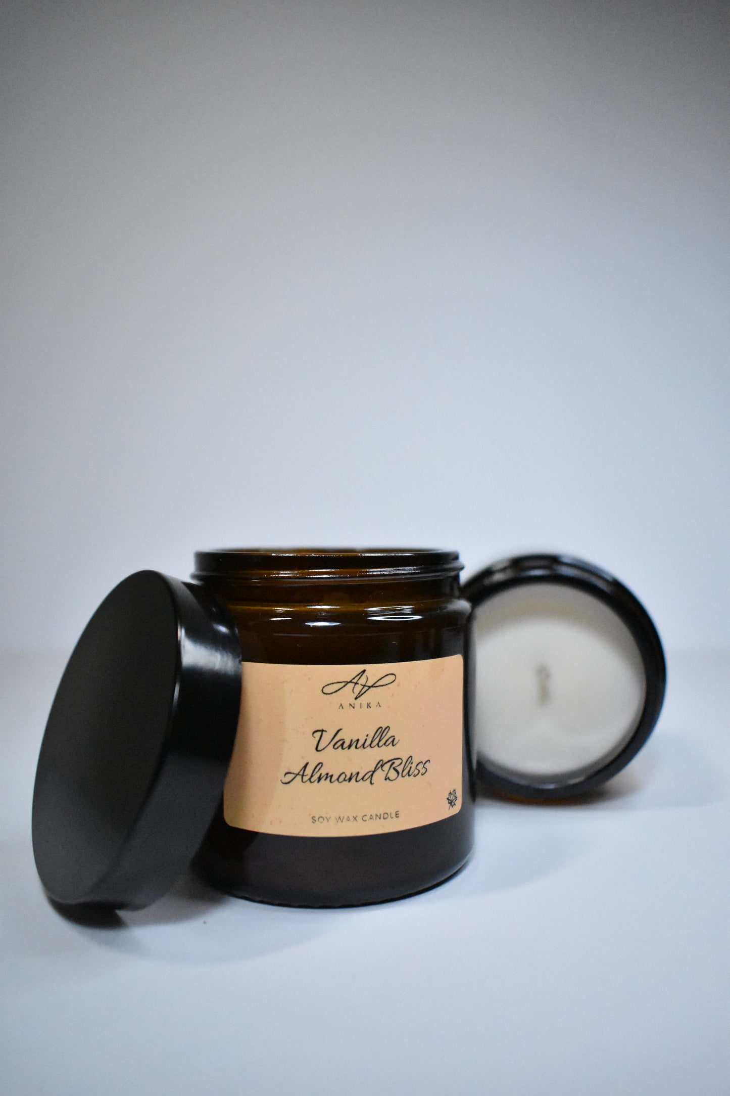 Vanilla Almond Bliss sójová sviečka v skle 90g