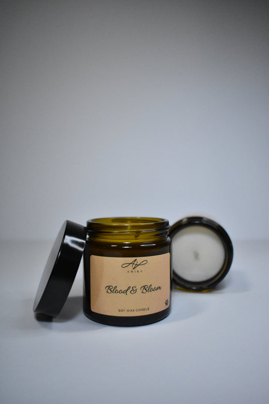 Blood & Bloom sójová sviečka v skle 50g