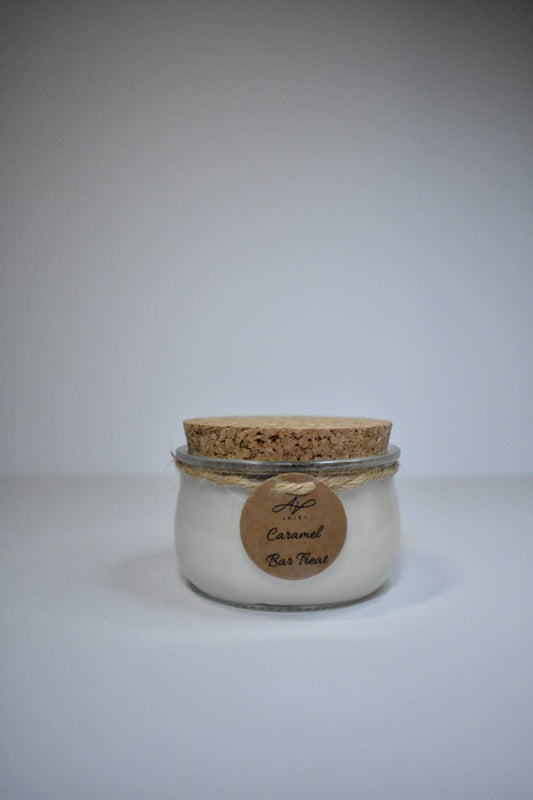 Caramel Bar Treat sójová sviečka v skle 100g
