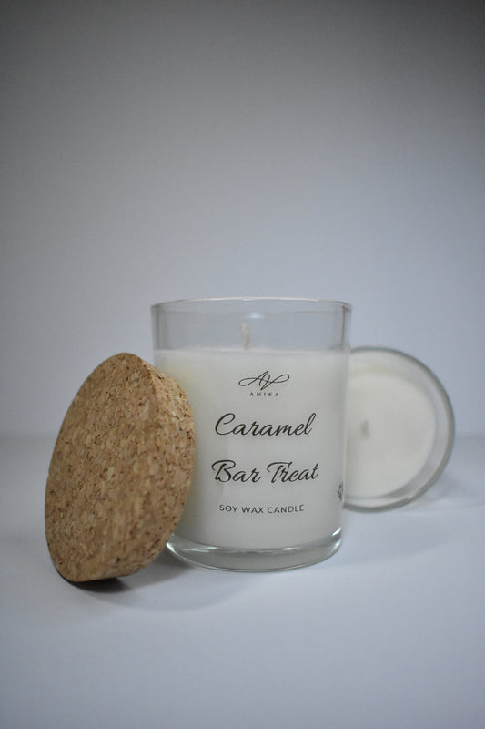 Caramel Bar Treat sójová sviečka v skle 150g