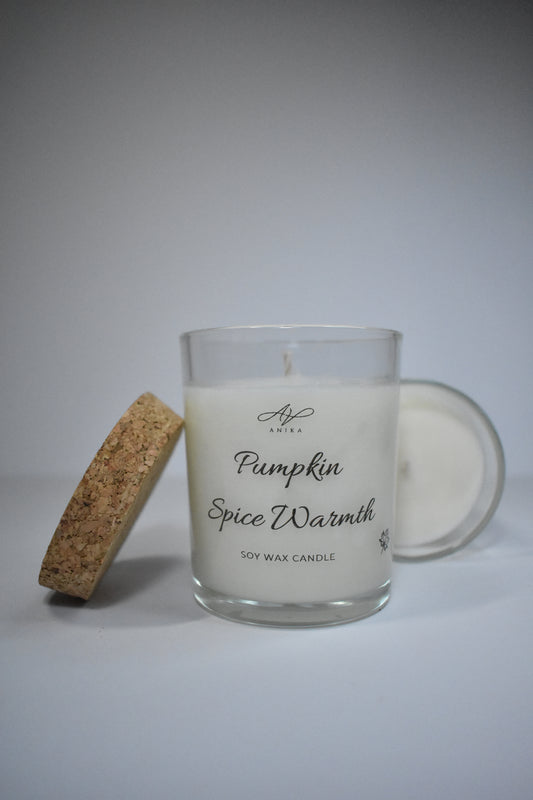 Pumpkin Spice Warmth sójová sviečka v skle 150g