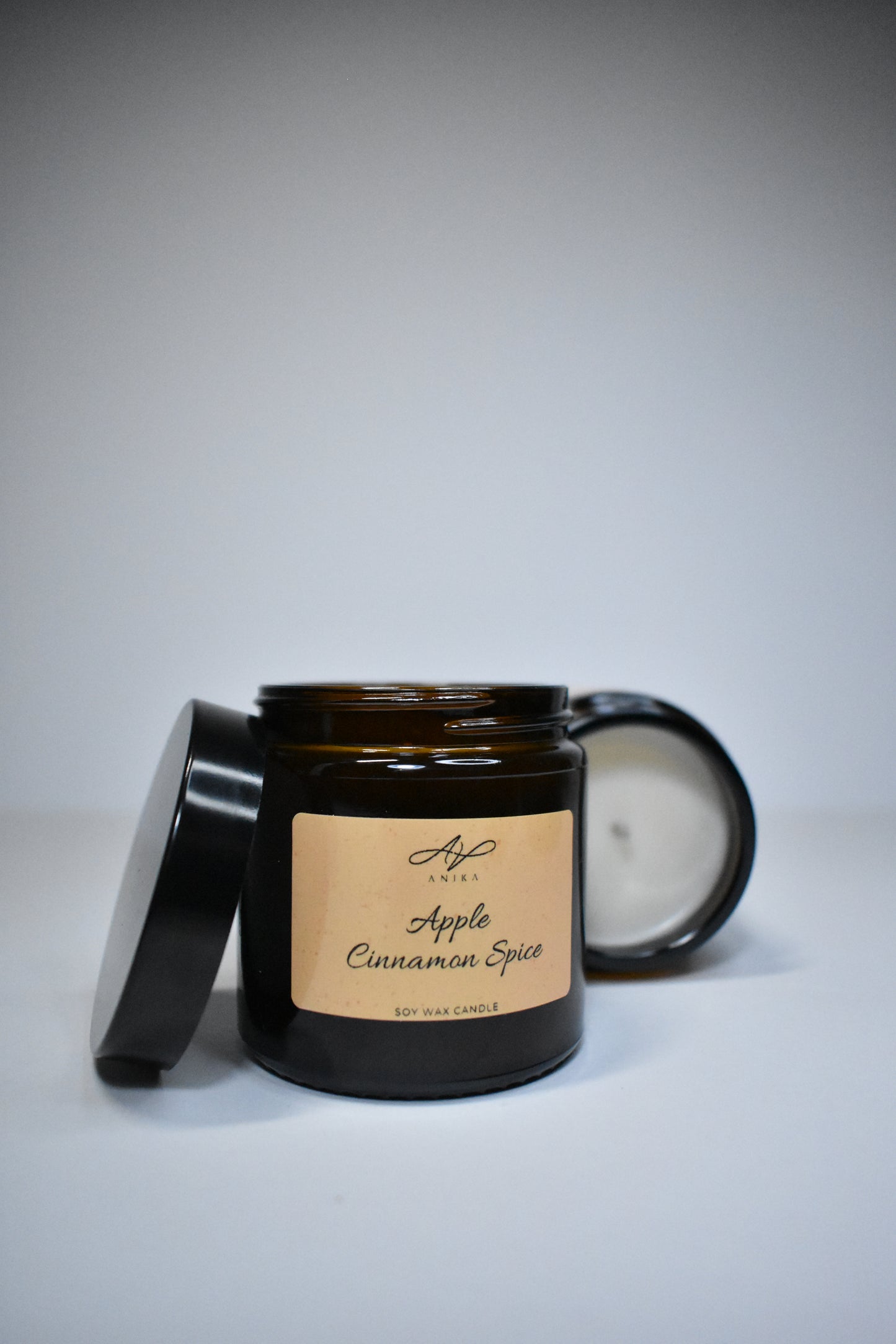 Apple Cinnamon Spice sójová sviečka v skle 90g