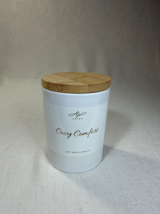 Cozy Comfort sójová sviečka v skle 150g White