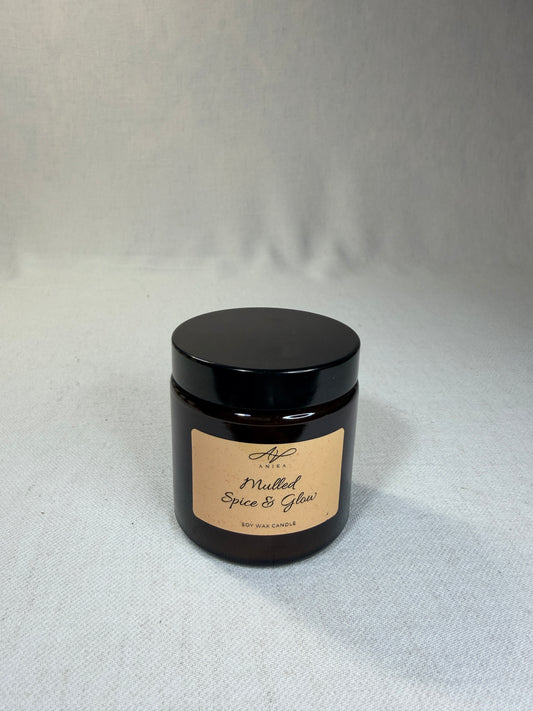 Mulled Spice & Glow sójová sviečka v skle 90g