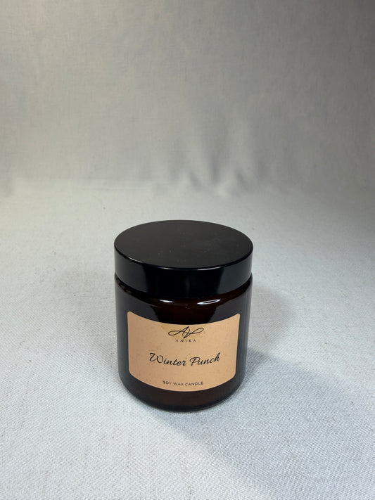 Winter Punch sójová sviečka v skle 90g