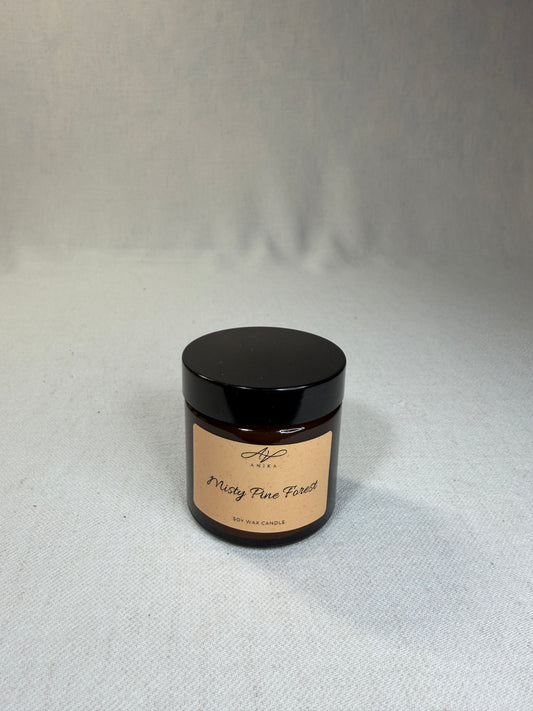 Misty Pine Forest sójová sviečka v skle 50g