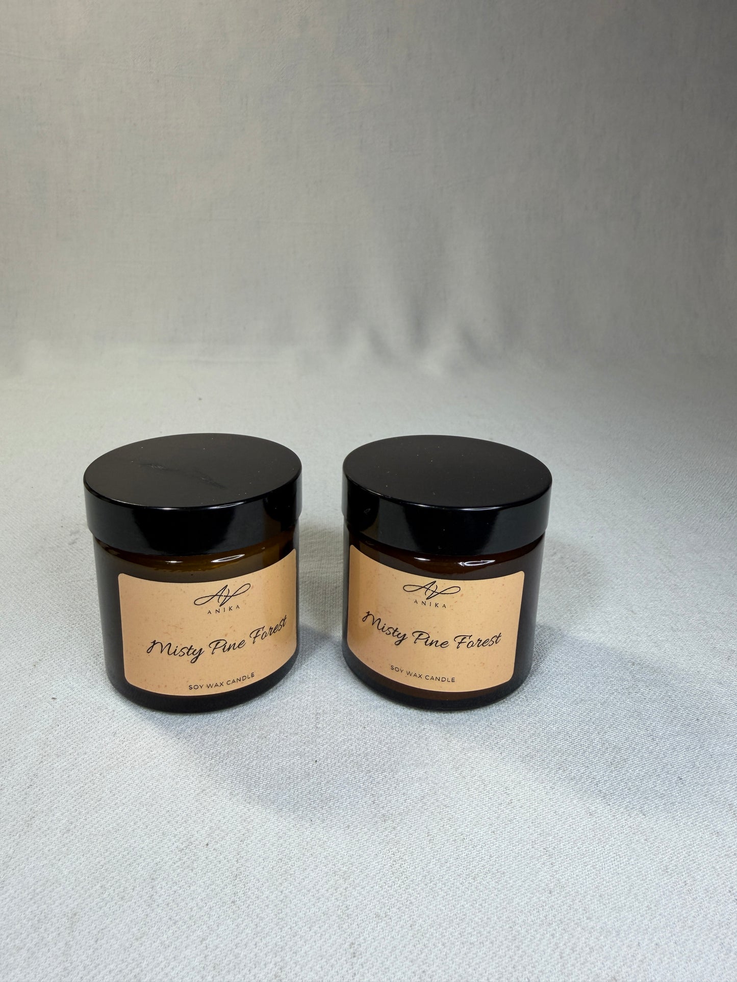 Misty Pine Forest sójová sviečka v skle 50g
