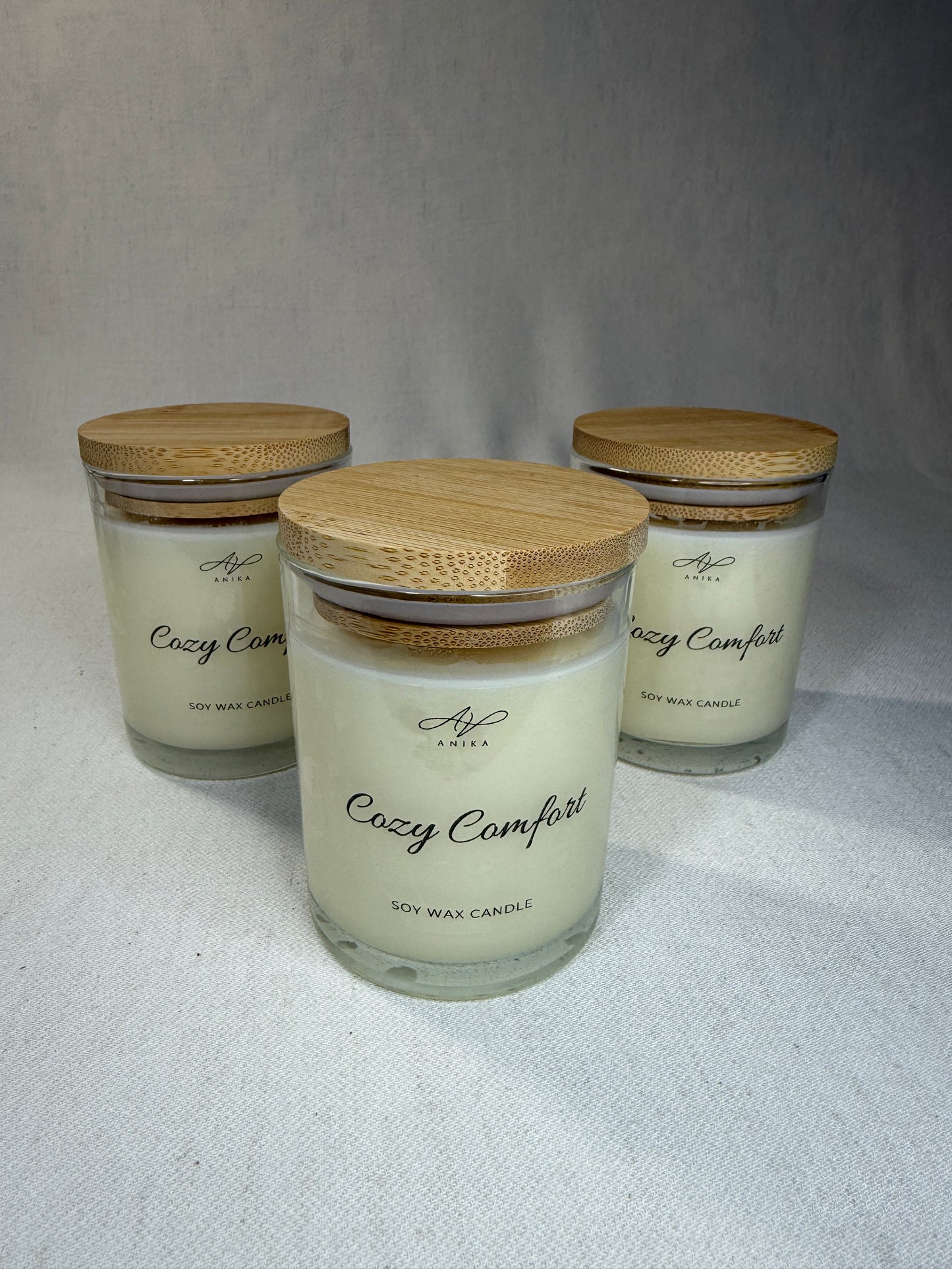 Cozy Comfort sójová sviečka v skle 150g