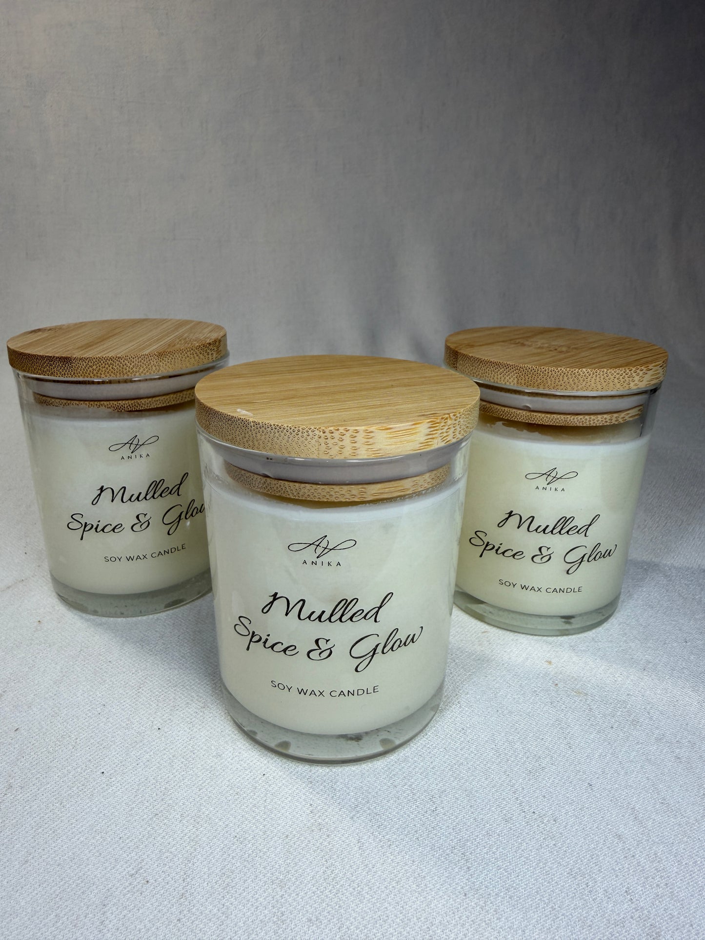 Mulled Spice & Glow sójová sviečka v skle 150g