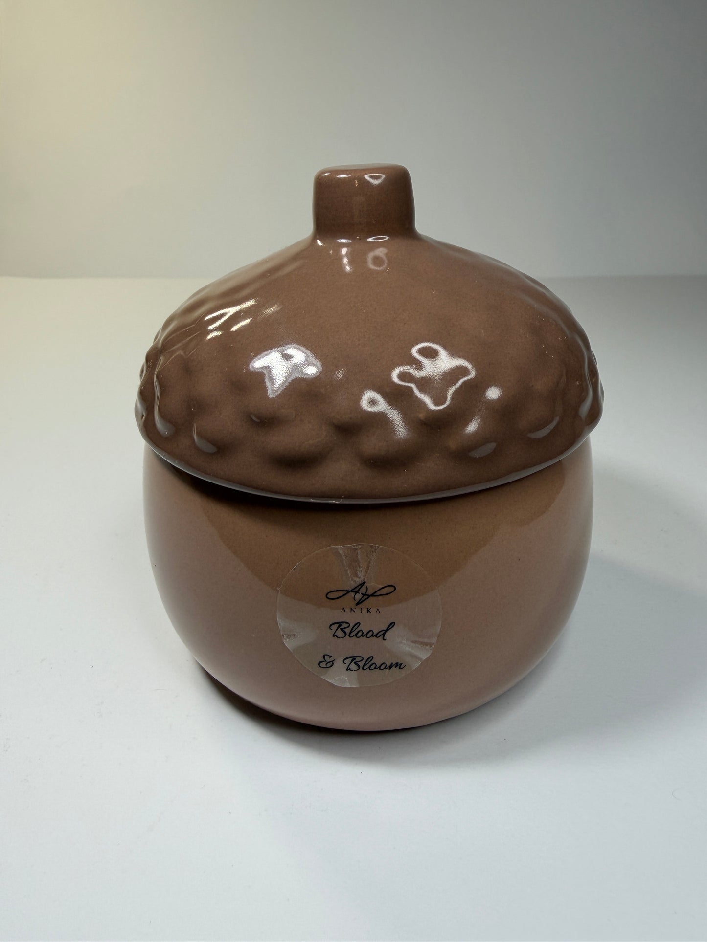 Blood & Bloom sójová sviečka v skle 250g Acorn