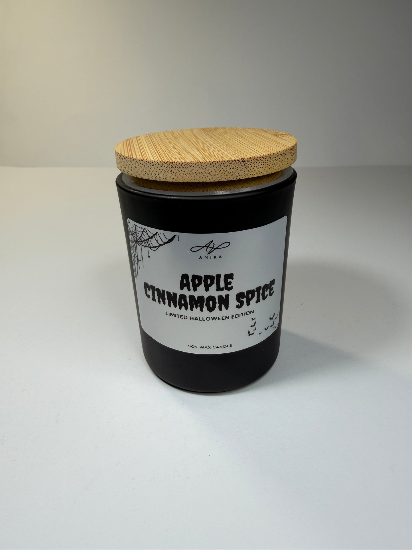 Apple Cinnamon Spice sójová sviečka v skle 150g Halloween