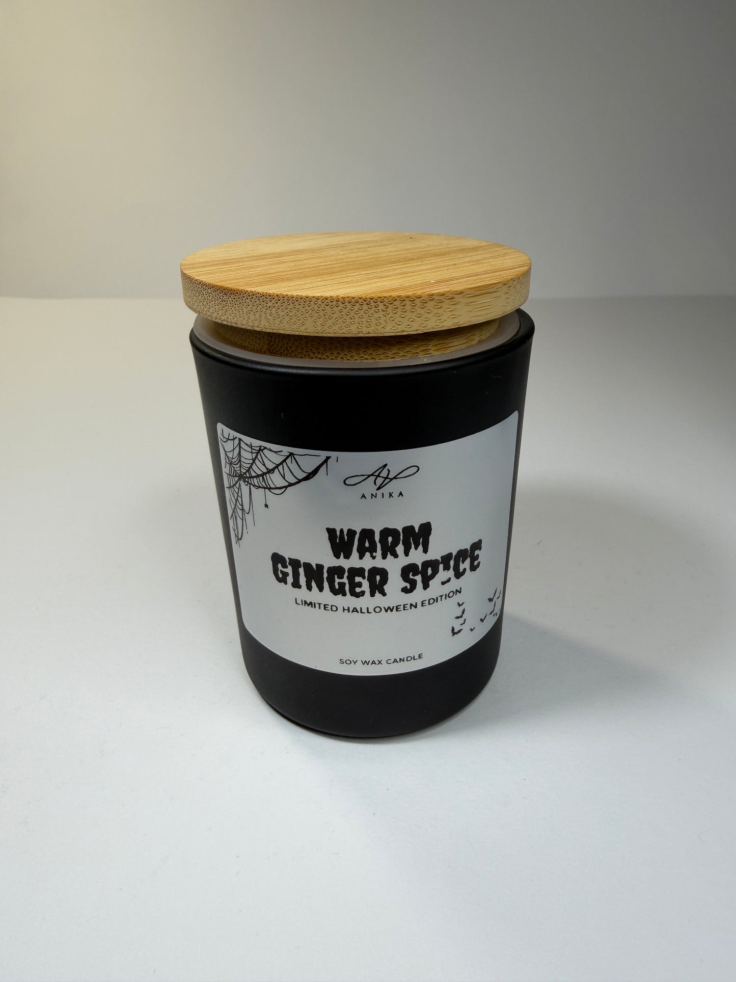 Warm Ginger Spice sójová sviečka v skle 150g Halloween
