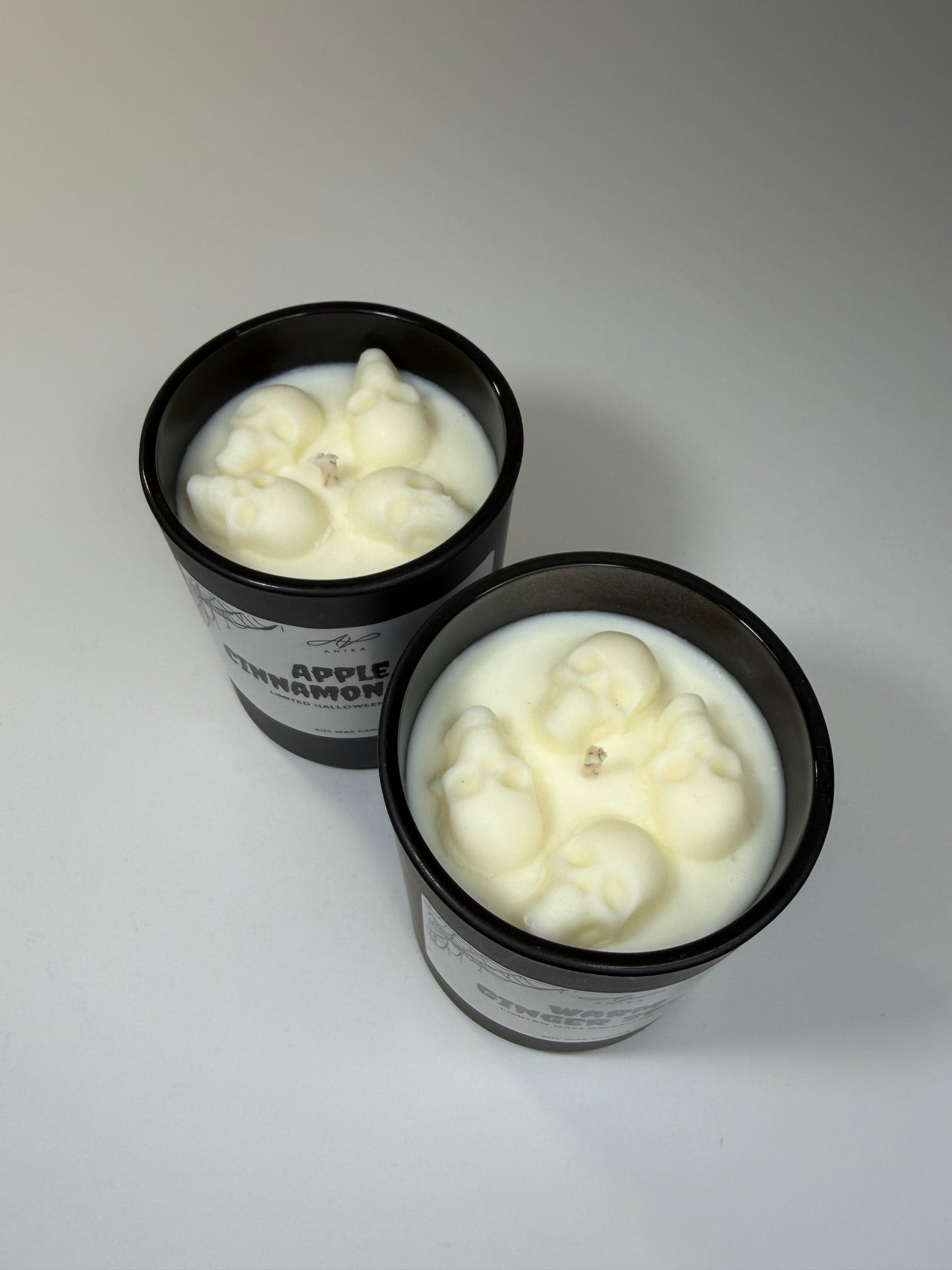 Apple Cinnamon Spice sójová sviečka v skle 150g Halloween